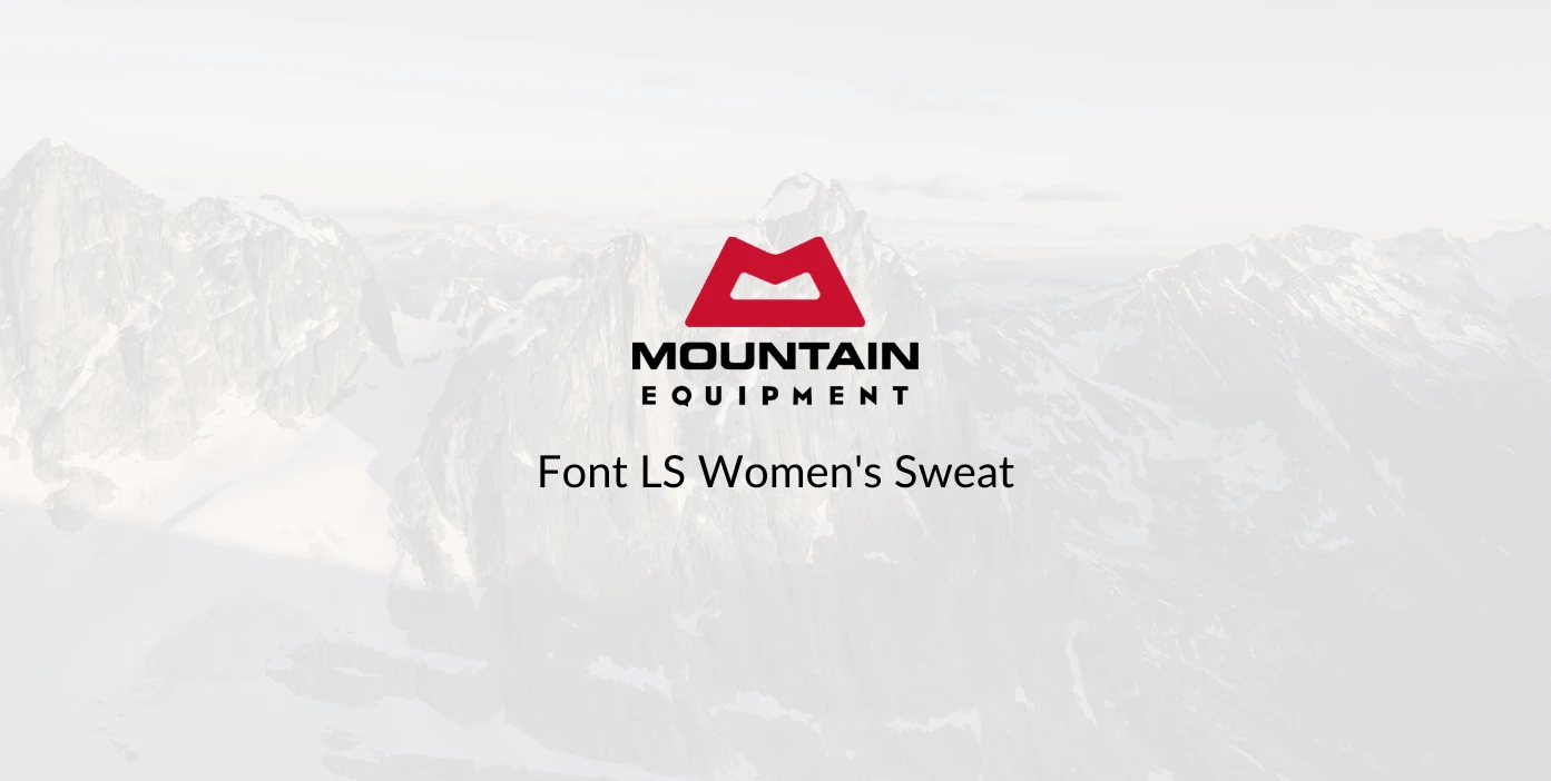 Mountain Equipment Font LS Women's Sweat 9 Mountain Equipment Font LS Women's Sweat