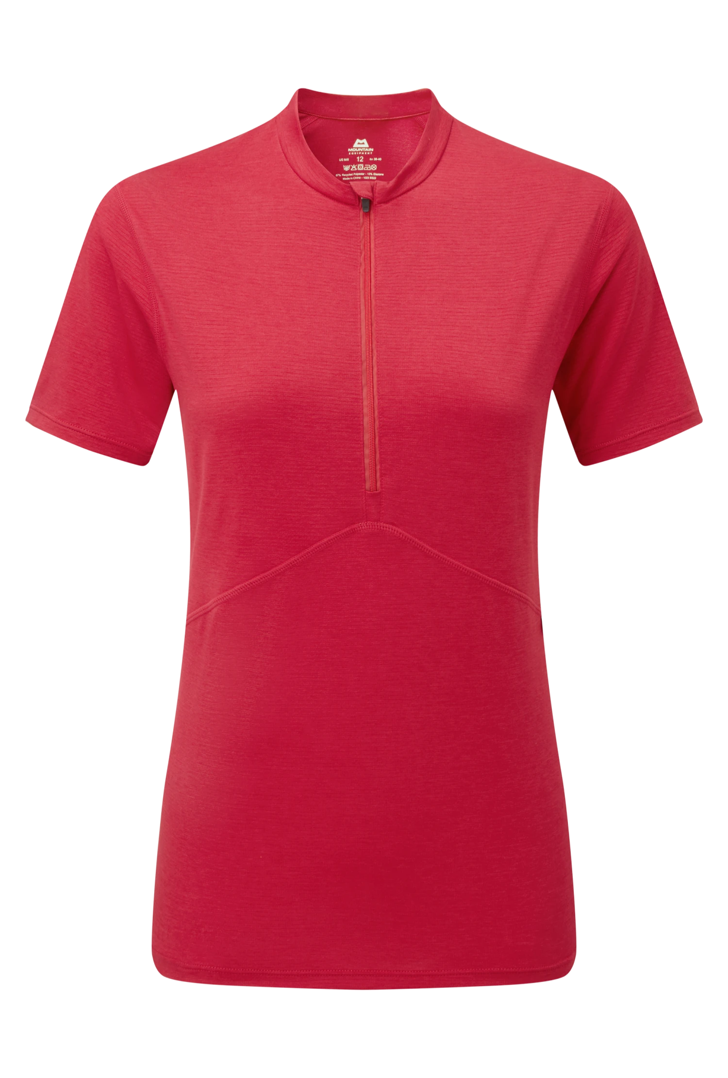 Mountain Equipment Nava Women's SS Zip T 9 Mountain Equipment Nava Women's SS Zip T